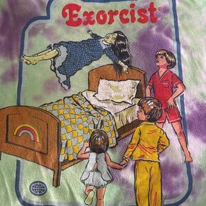 Vintage "Let's Call the Exorcist" Tie-Dye TShirt Large